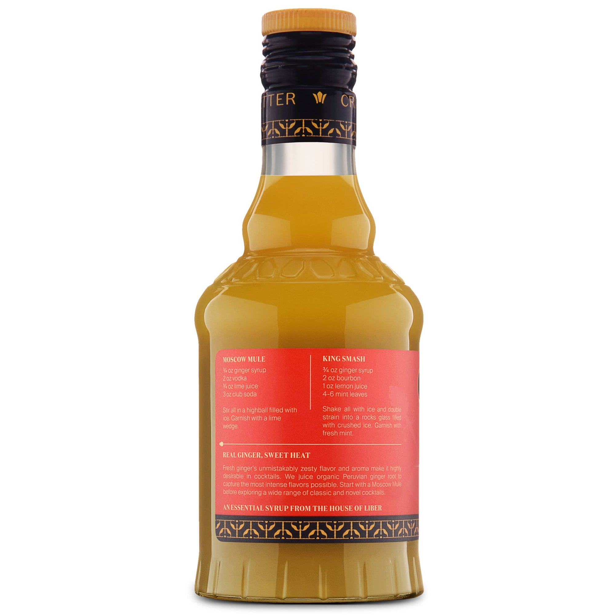 Fiery Ginger Syrup: 375 mL - Liber & Co.