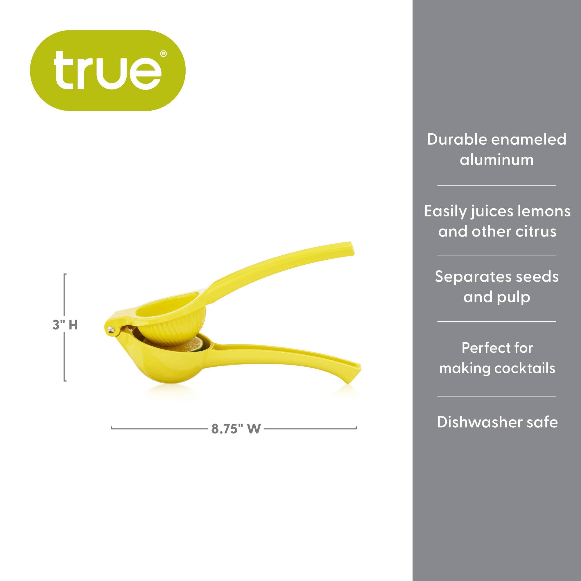 TRUE - Press Aluminum Citrus Juicer Lemon
