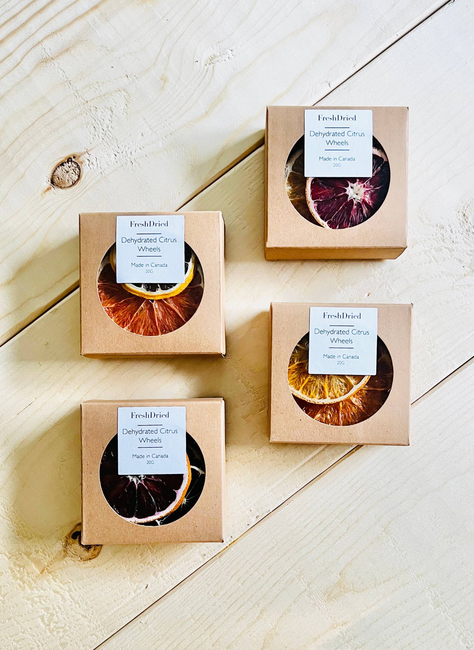 FreshDried - Cocktail Garnish -Small boxes: Grapefruit