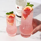 Art Deco Crystal Highball Glass - 1 glass