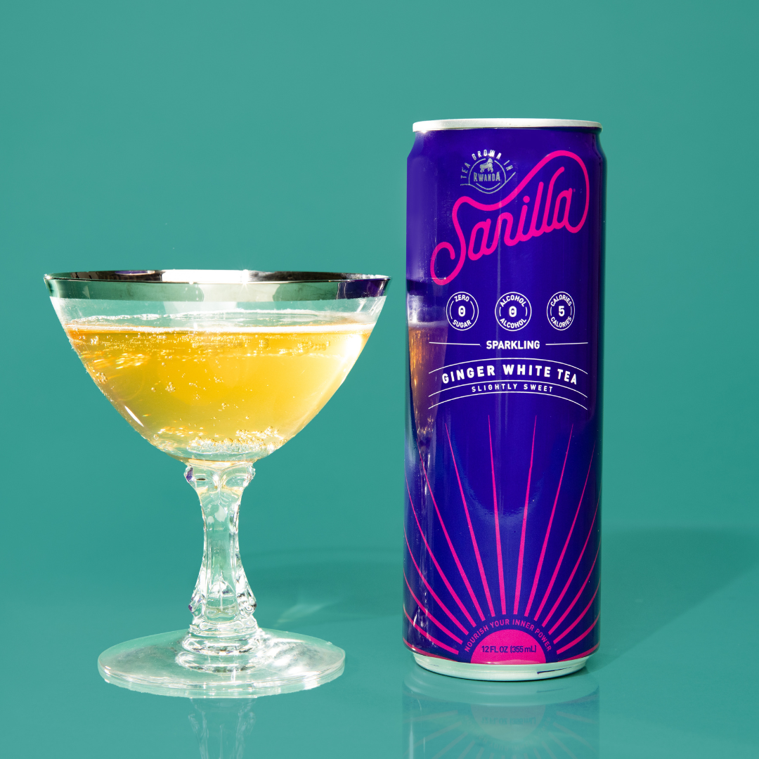 Sarilla - Ginger Tea Antioxidant Spritzer - 6 pack - 12 oz cans