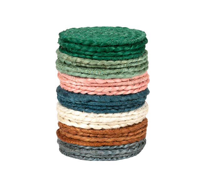 British Colour Standard Coasters Set of 4 - Pearl White