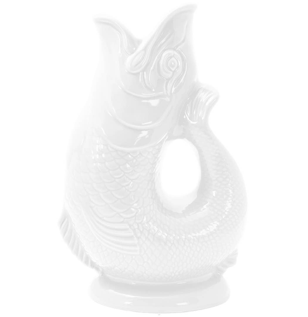 The Original Gluggle Jug Factory - White - Mini