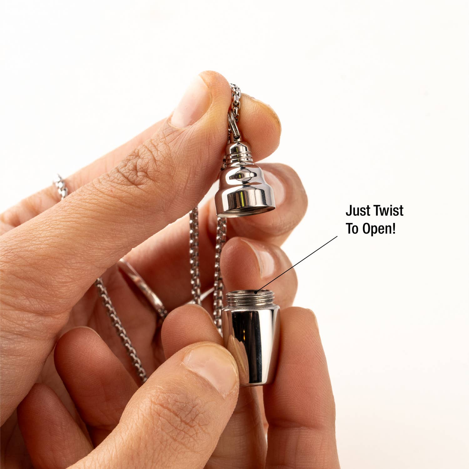Smallest Cocktail Shaker Ever Necklace