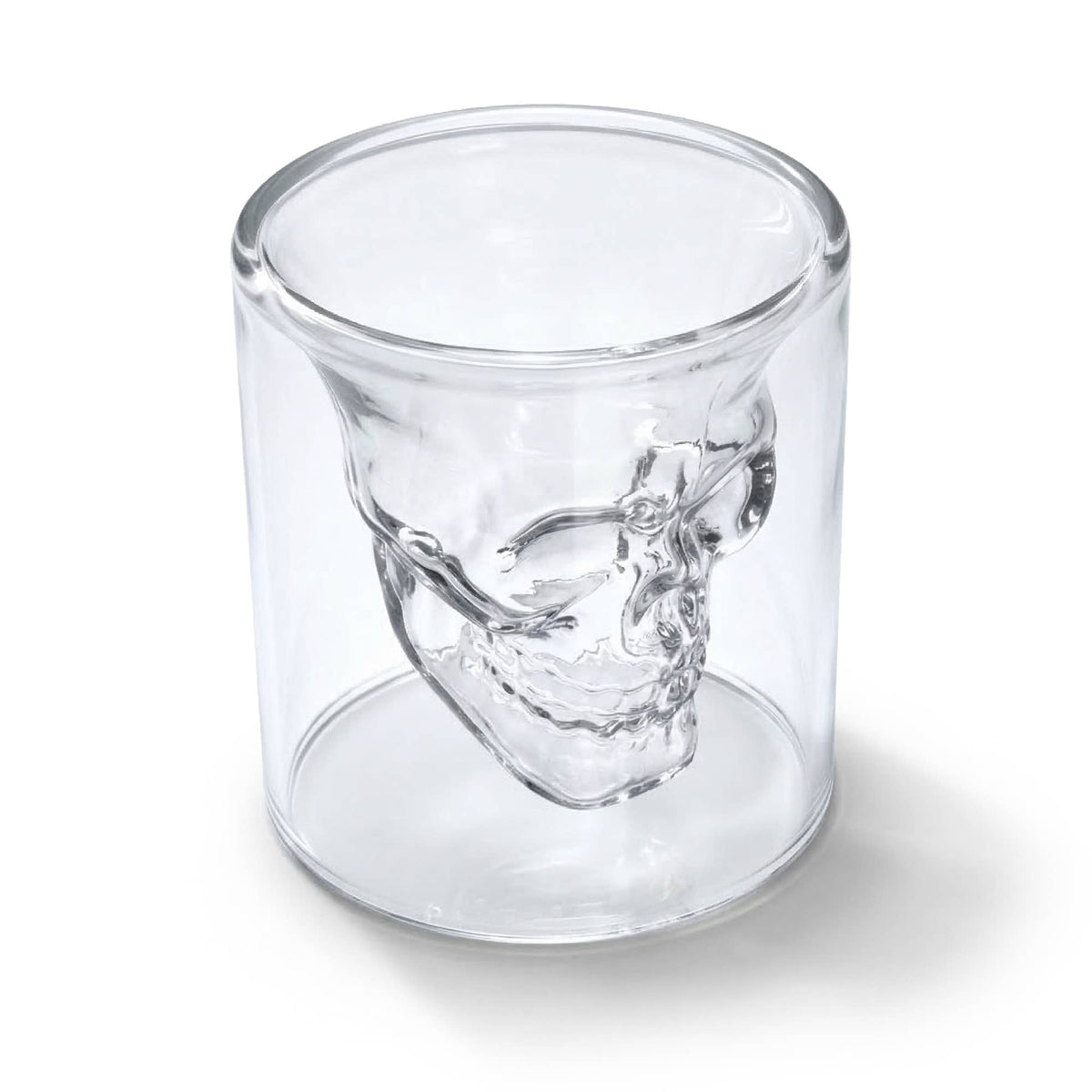 Doomed Skull Shot Glass