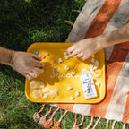 Large Snacks Tray - (Mustard Yellow)