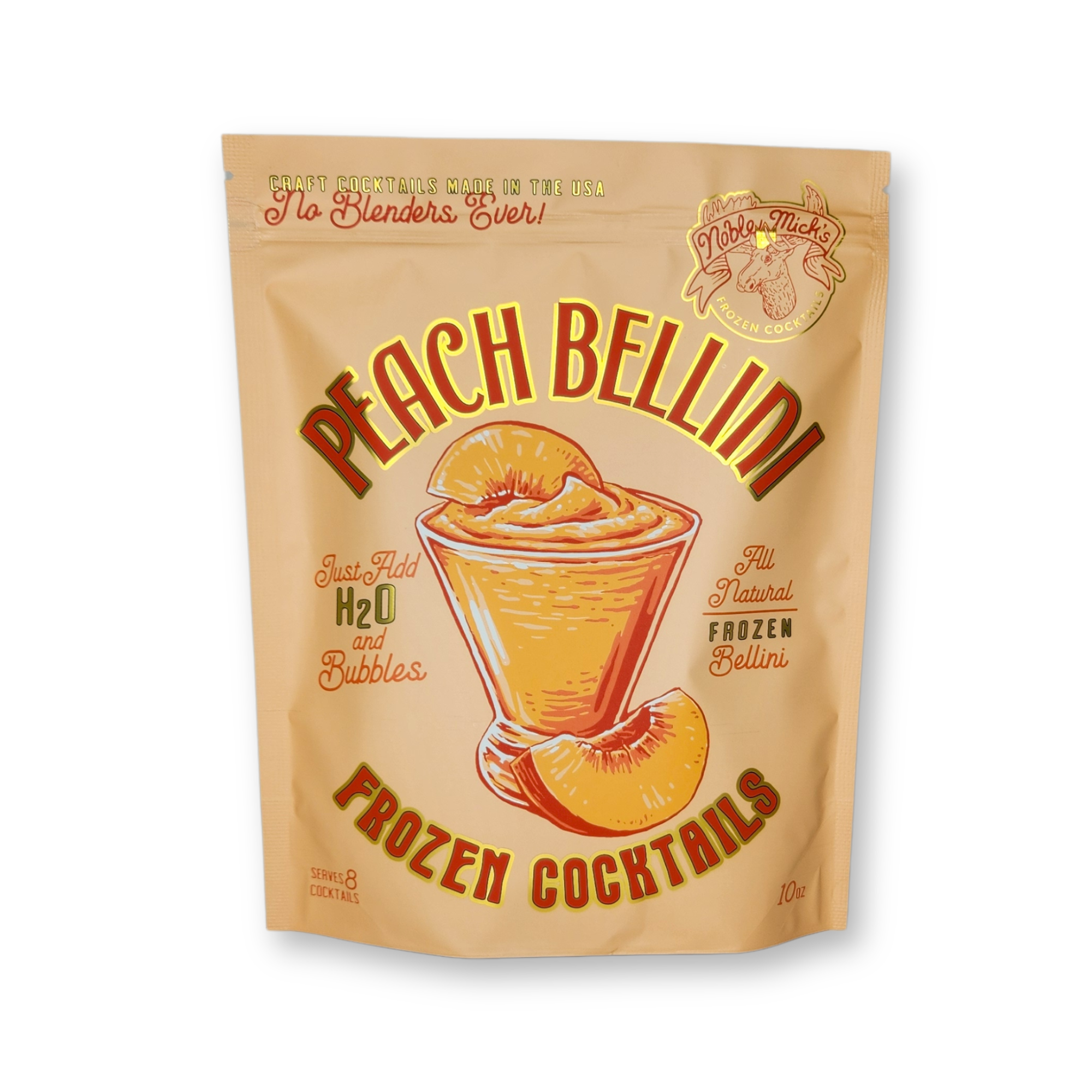 Noble Mick's - Peach Bellini Frozen Cocktail