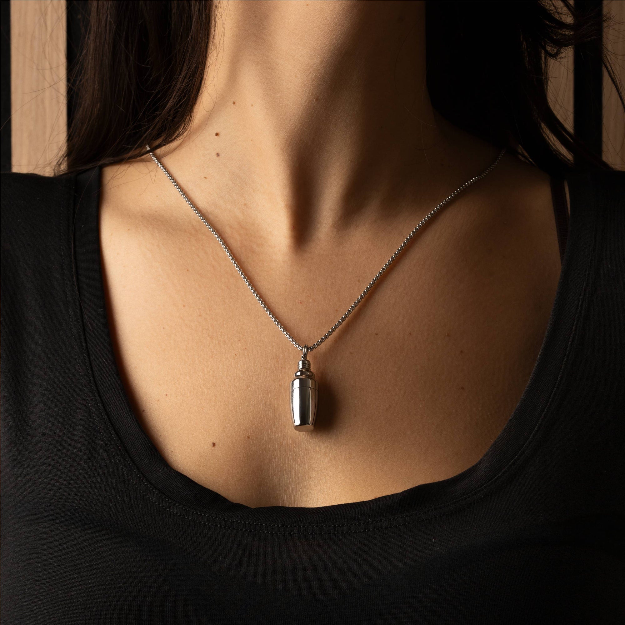 Smallest Cocktail Shaker Ever Necklace