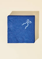 Coquette Navy Bow Cocktail Paper Beverage Napkins - Set of 20