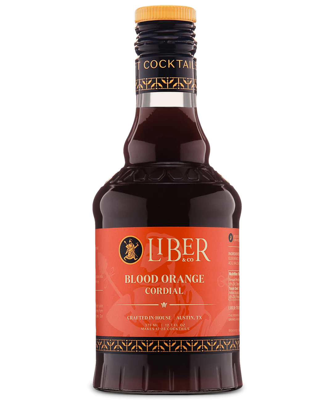 Liber & Co. Blood Orange Cordial 375ml