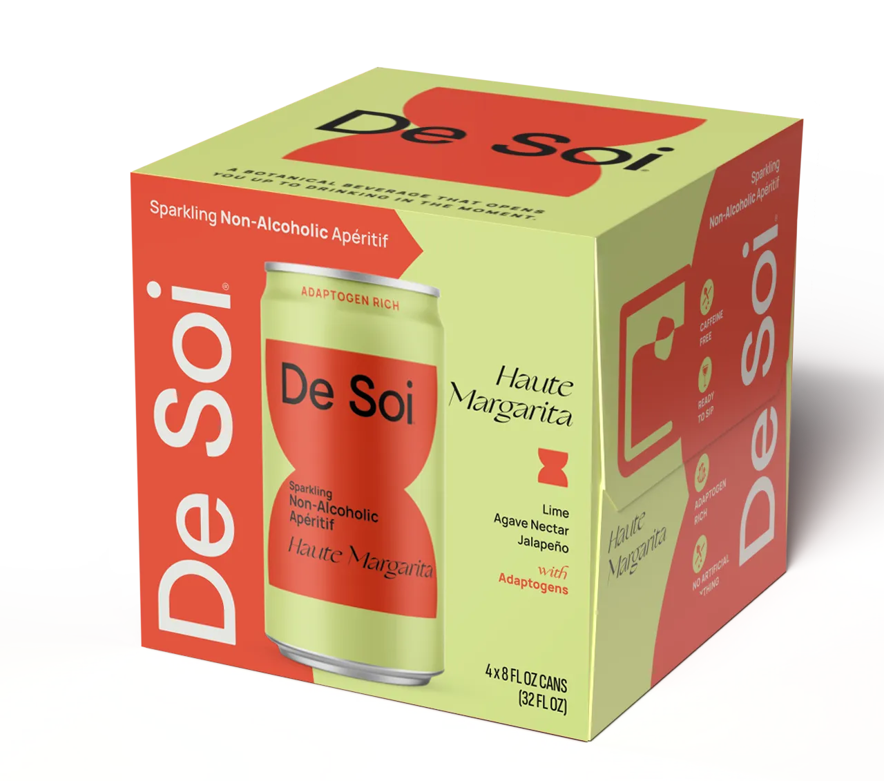 De Soi Haute Margarita - 4 pack of 8 fl oz Single Serving Cans