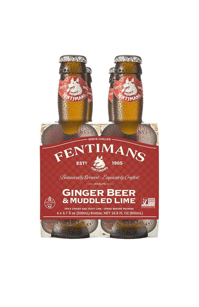 Fentimans Ginger Beer & Muddled Lime - 4 pack