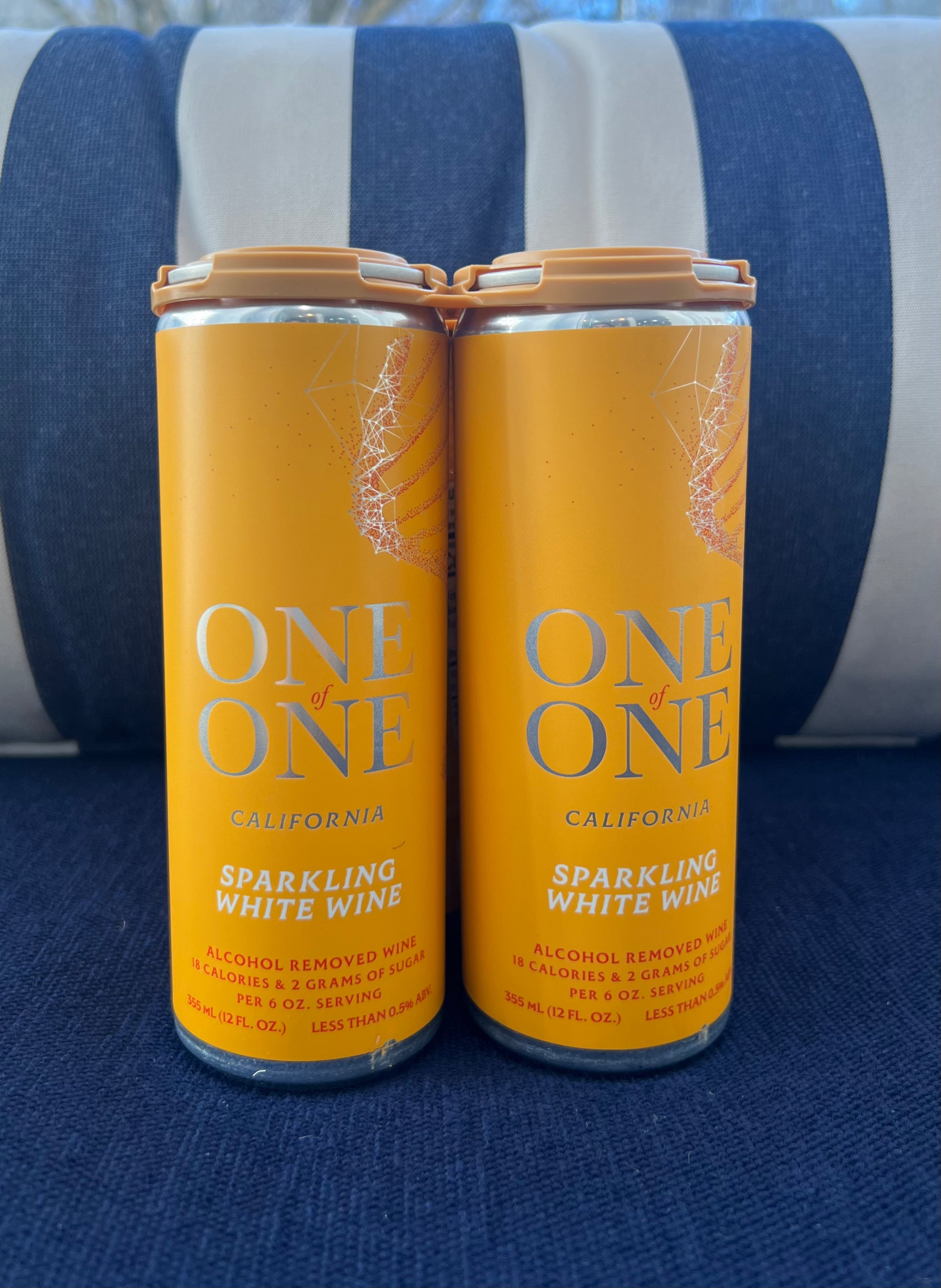 One of One Sparkling White NA Wine - California - 4 Pack