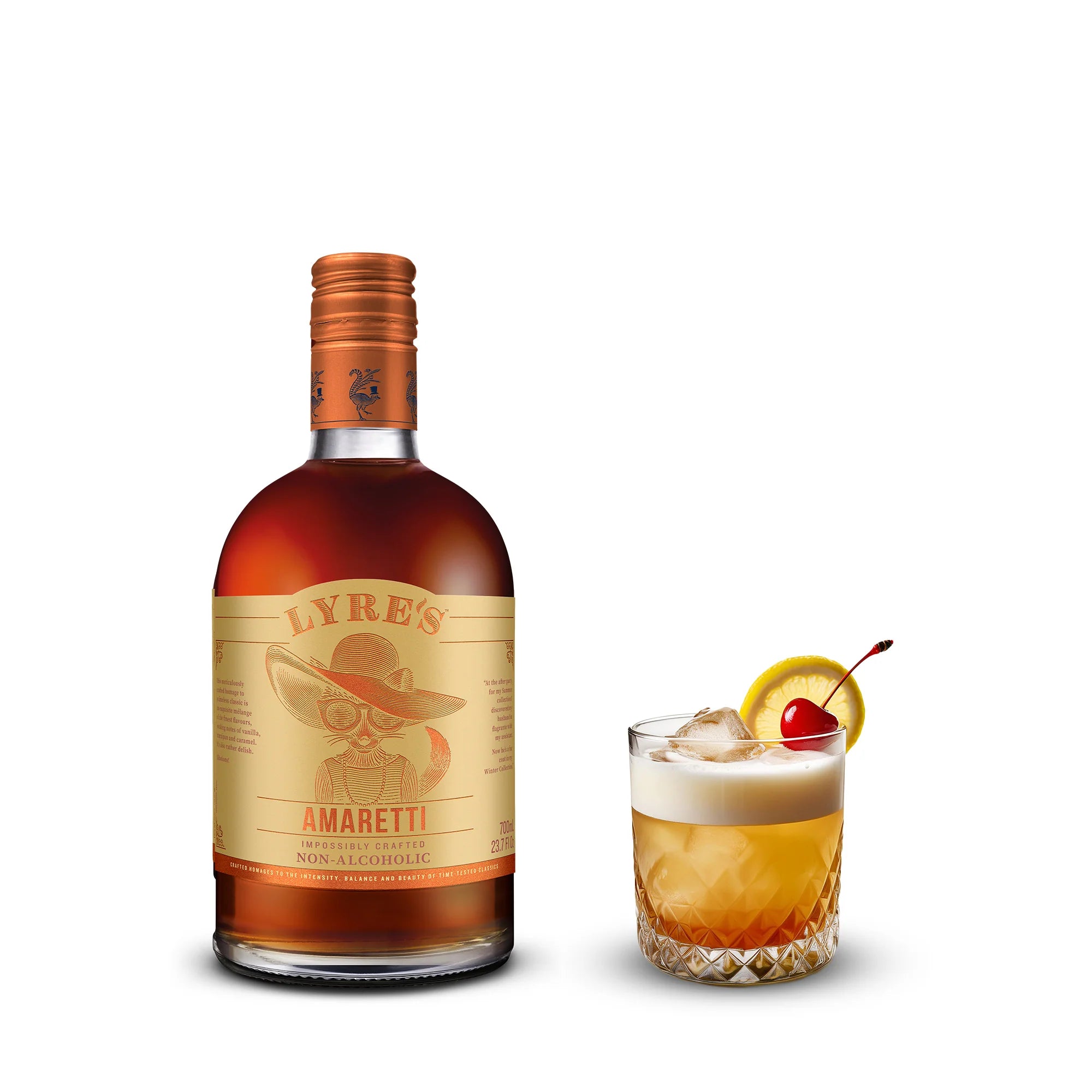 Lyre's NON-ALCOHOLIC AMARETTI LIQUEUR - 700mL