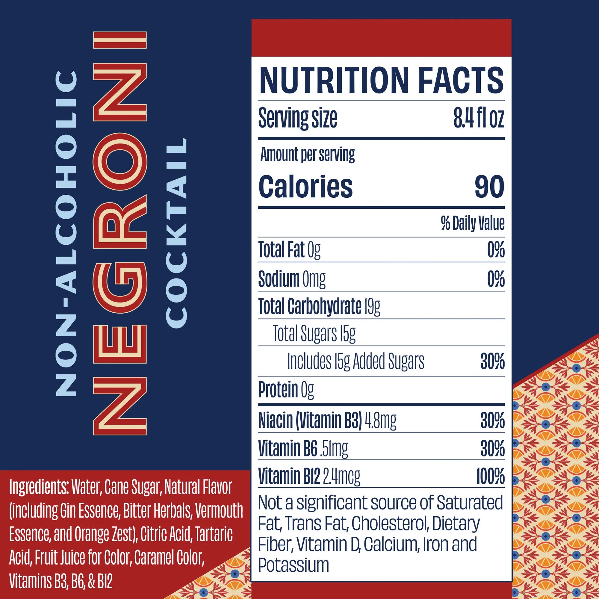 Free Spirits NA Negroni Cocktail 4 Pack