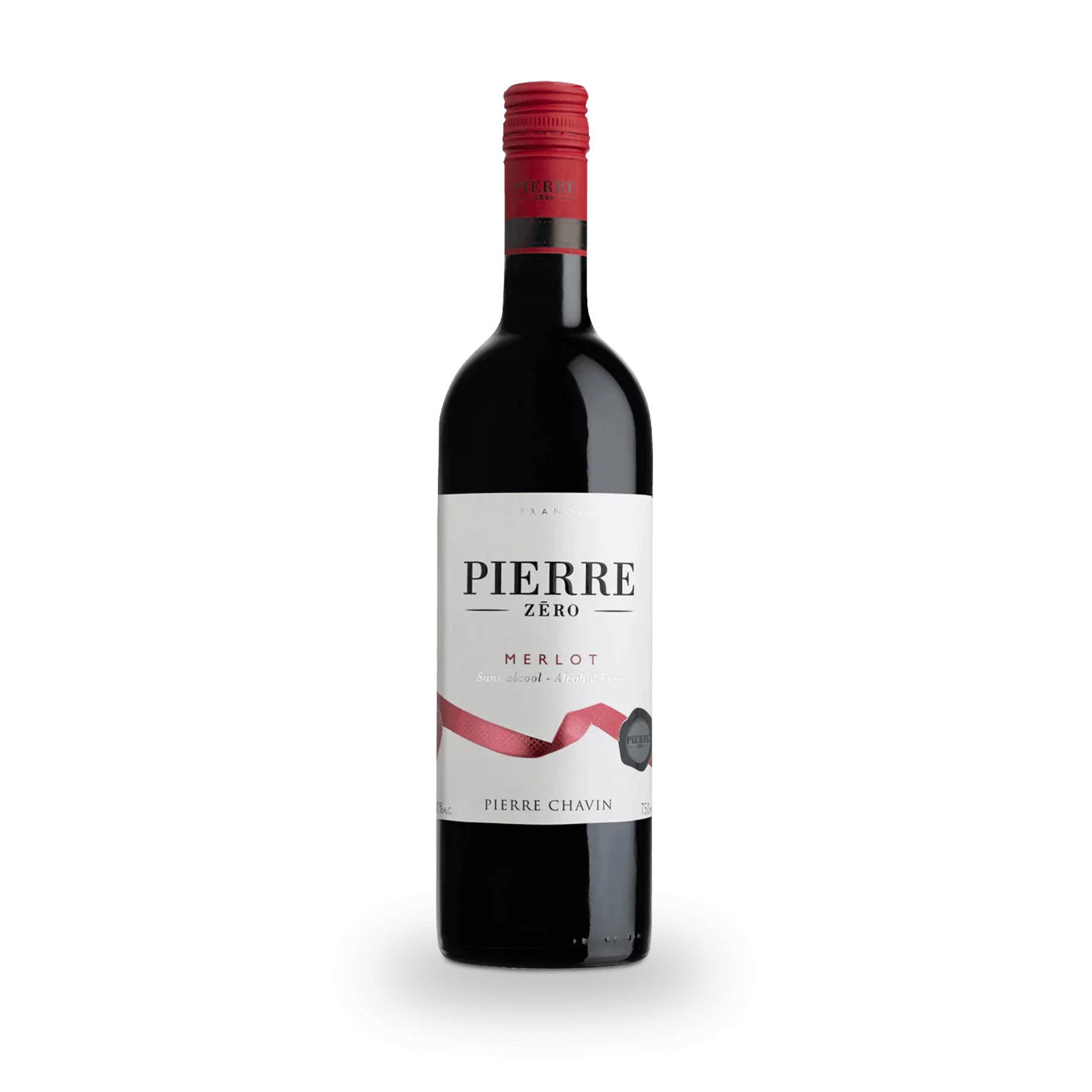Pierre Zero Merlot - Non-Alcoholic Wine (France) - 750mL