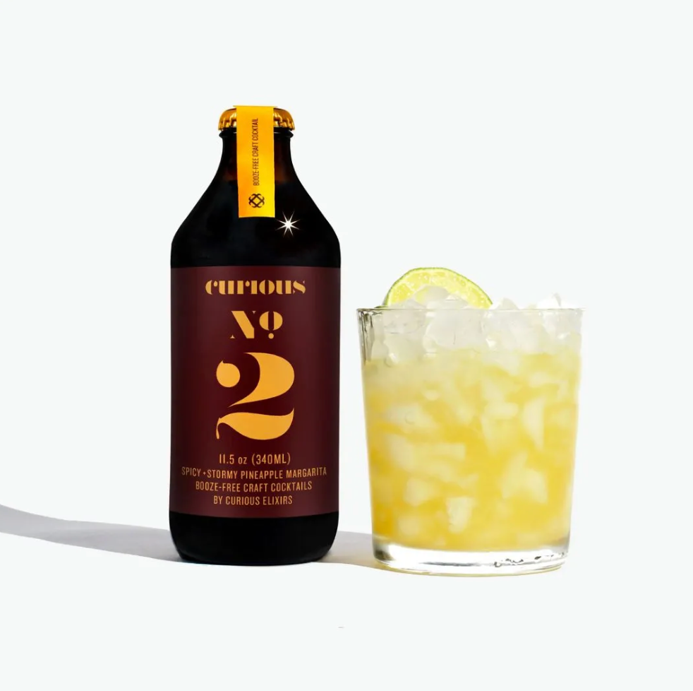 Curious Elixir No. 2 Booze-Free Cocktail - 1 bottle / 340 ml / 11.5 oz / 2.3 Servings per Bottle
