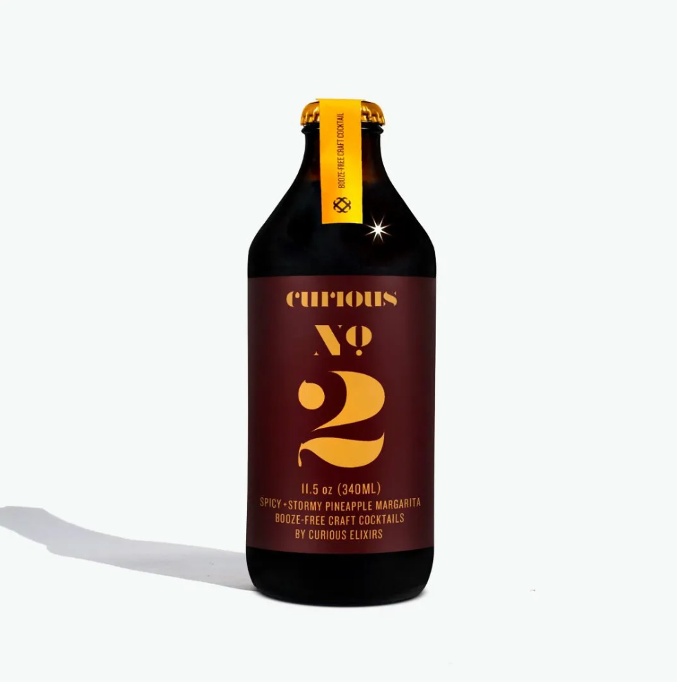 Curious Elixir No. 2 Booze-Free Cocktail - 1 bottle / 340 ml / 11.5 oz / 2.3 Servings per Bottle