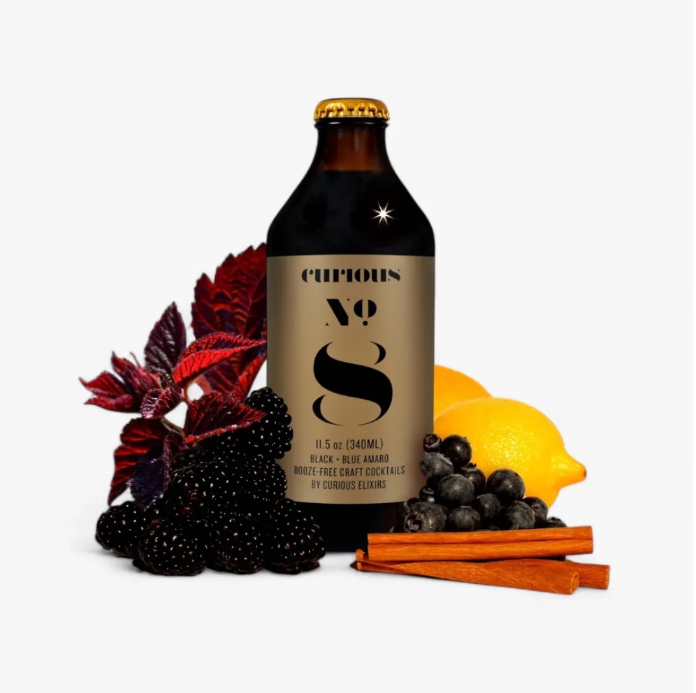 Curious Elixir No. 8 Booze-Free Cocktail - 340 ml / 11.5 oz / 6 Servings per Bottle