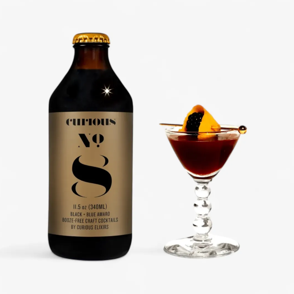 Curious Elixir No. 8 Booze-Free Cocktail - 340 ml / 11.5 oz / 6 Servings per Bottle
