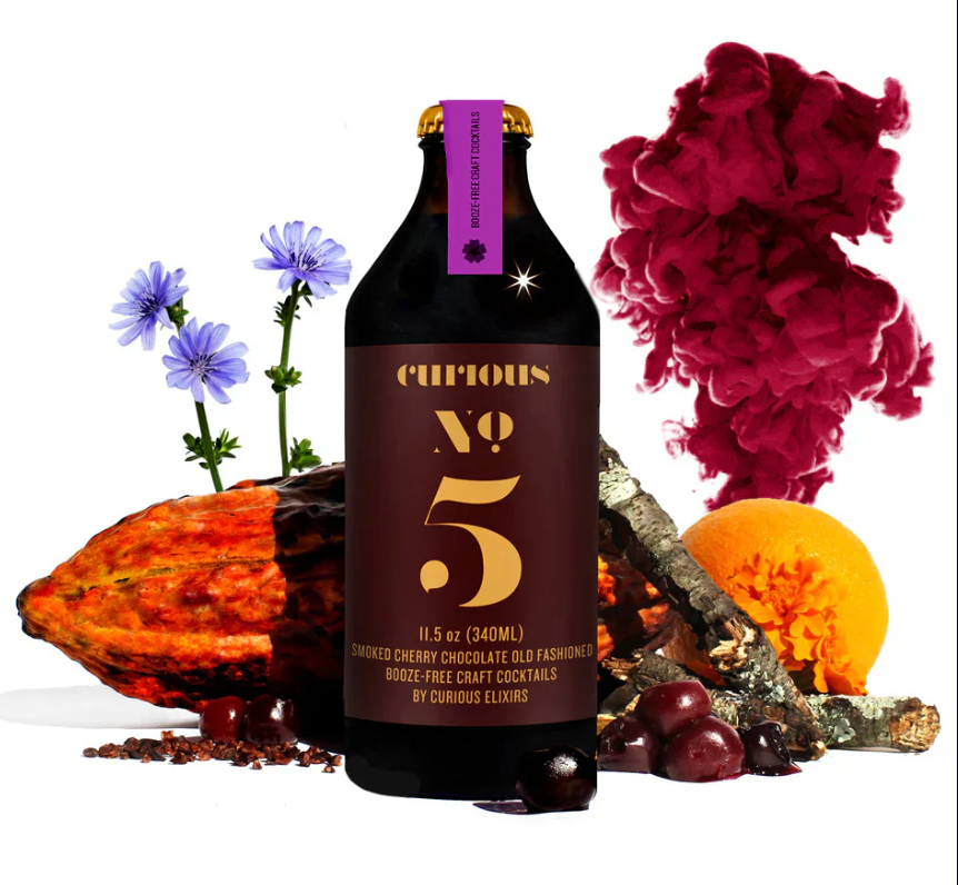 Curious Elixir No. 5 Booze-Free Cocktail - 340 ml / 11.5 oz / 2.3 Servings per Bottle