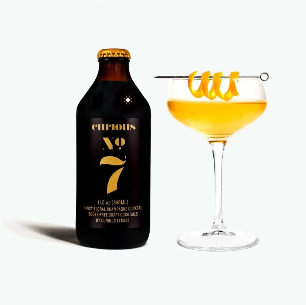 Curious Elixir No. 7 Booze-Free Cocktail - 340 mL / 11.5 oz / 2.3 Servings per Bottle