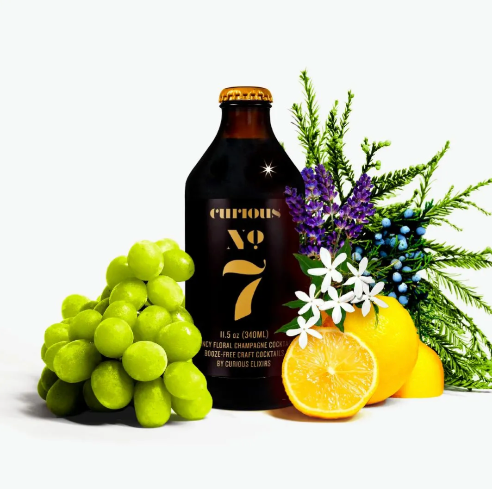Curious Elixir No. 7 Booze-Free Cocktail - 340 mL / 11.5 oz / 2.3 Servings per Bottle
