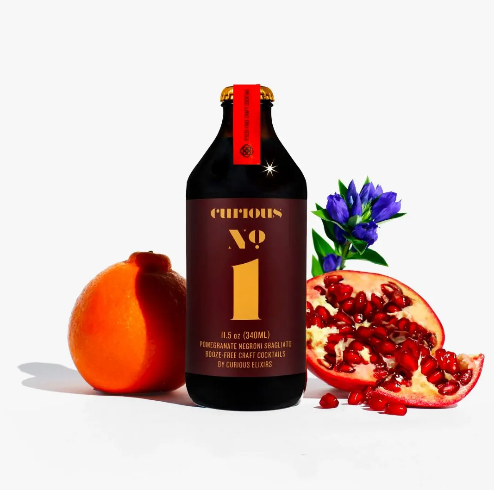Curious Elixir No. 1 Booze-Free Cocktail - 340 ml / 11.5 oz / 2.3 Servings per Bottle