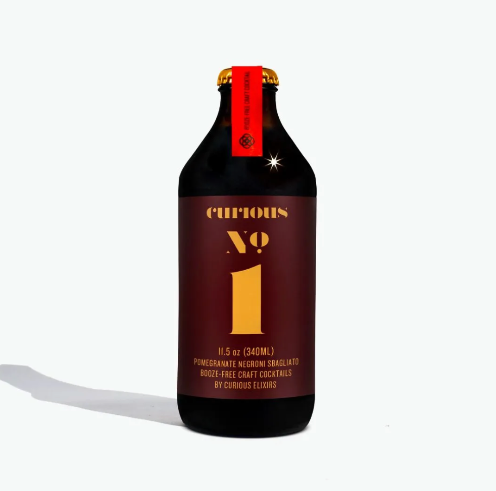 Curious Elixir No. 1 Booze-Free Cocktail - 340 ml / 11.5 oz / 2.3 Servings per Bottle