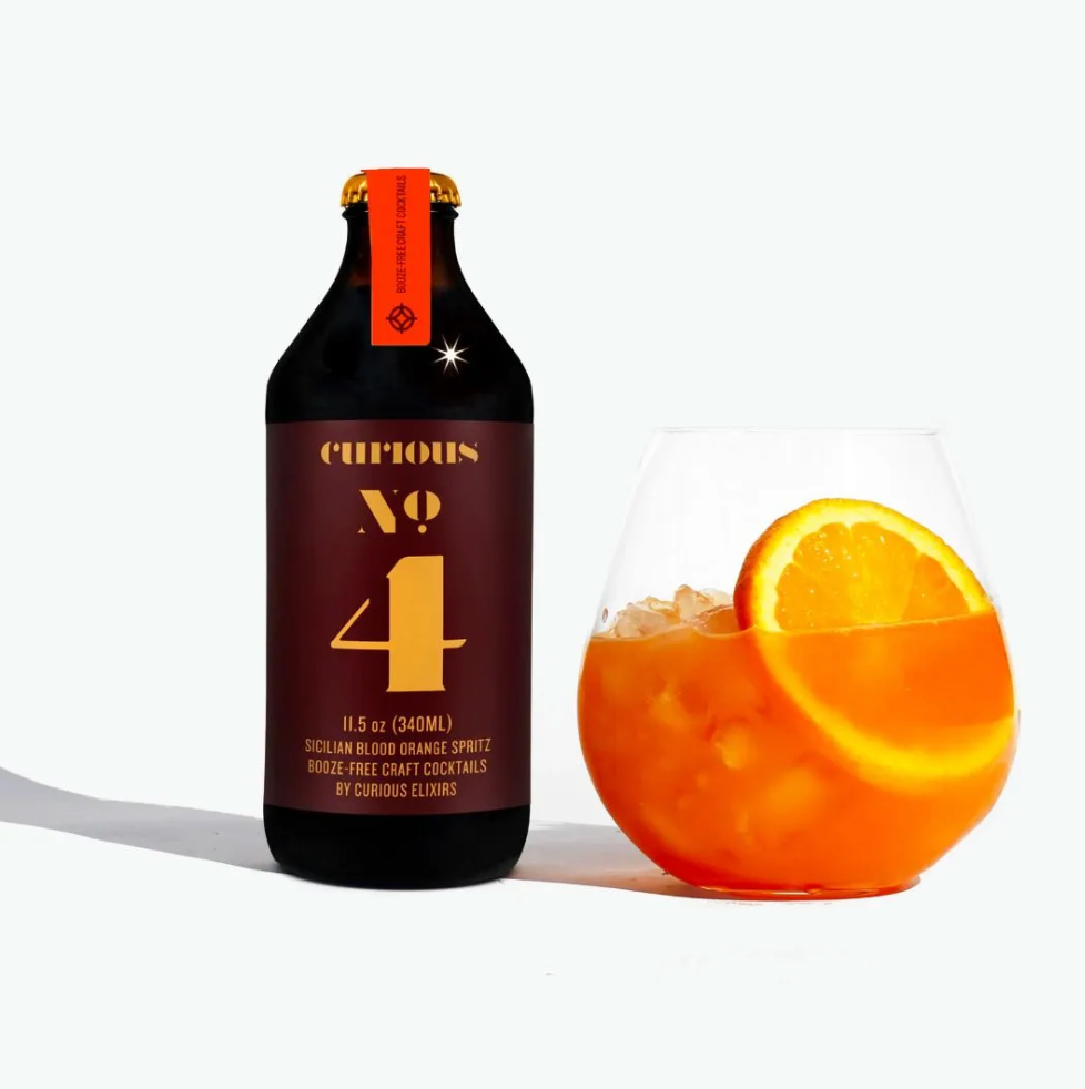 Curious Elixir No. 4 Booze-Free Cocktails - 340 ml / 11.5 oz / 2.3 Servings per Bottle
