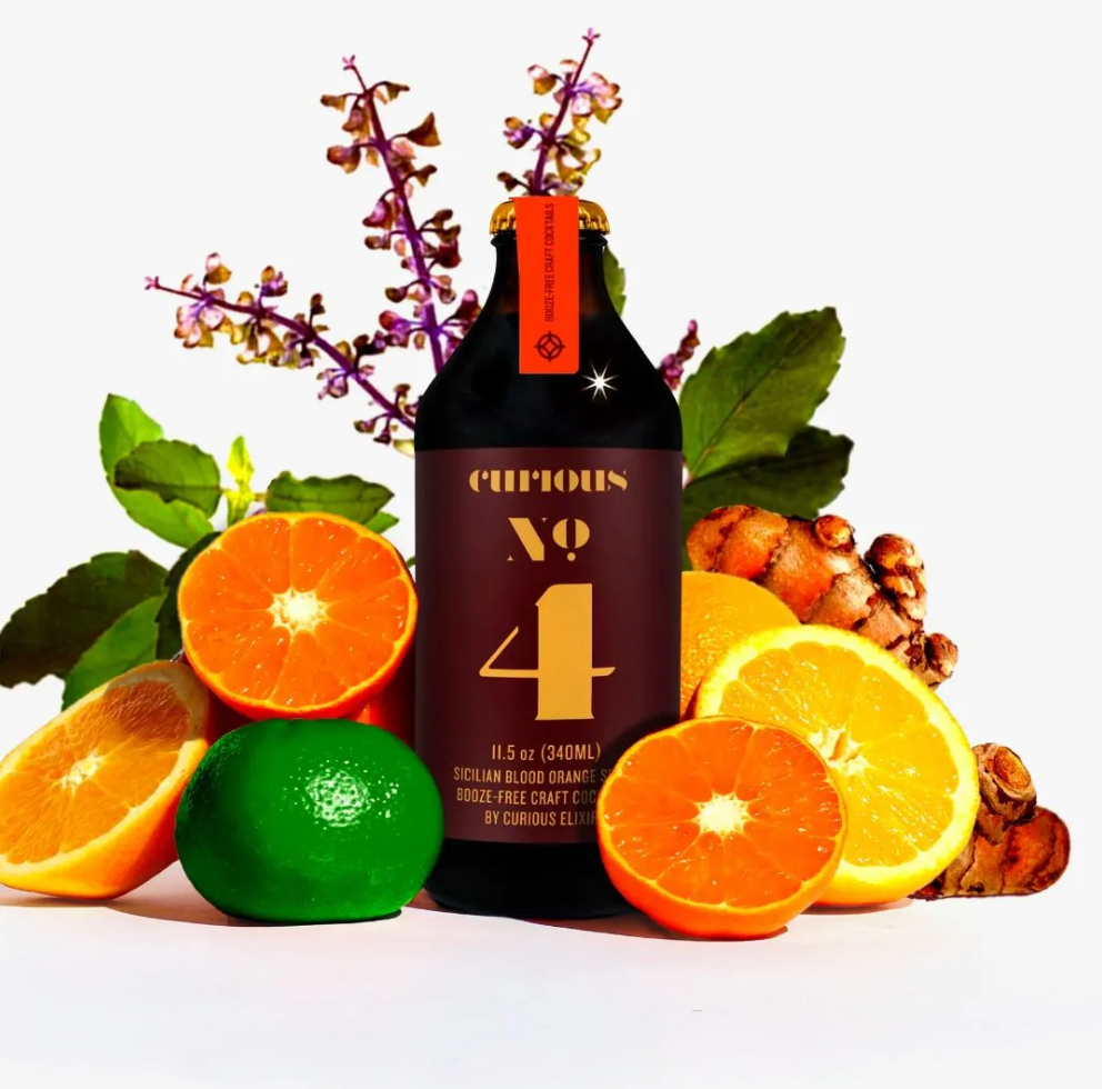 Curious Elixir No. 4 Booze-Free Cocktails - 340 ml / 11.5 oz / 2.3 Servings per Bottle