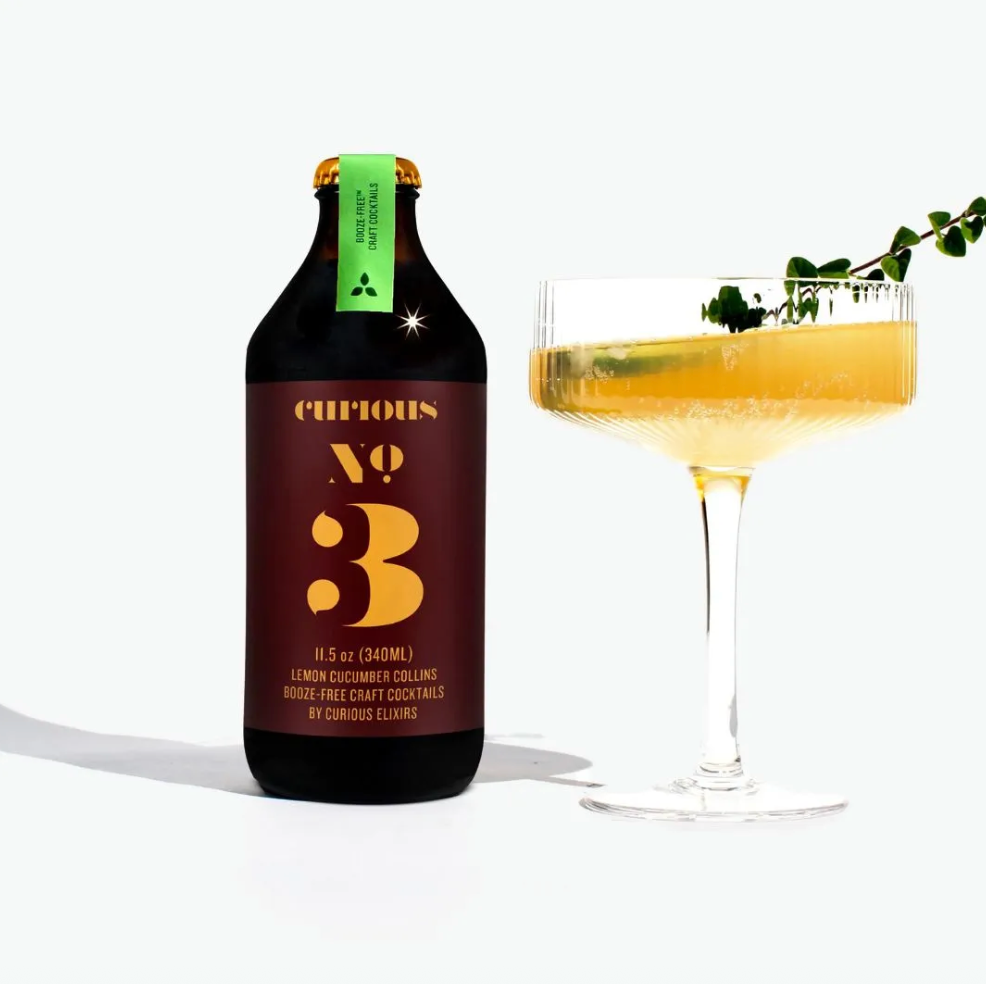Curious Elixir No. 3 Booze-Free Cocktail - 340 mL / 11.5 oz / 2.3 Servings per Bottle