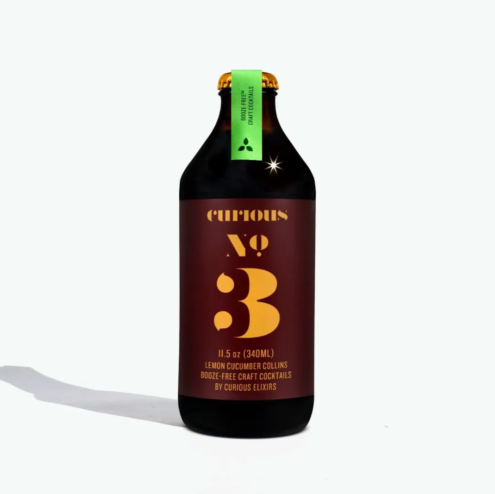 Curious Elixir No. 3 Booze-Free Cocktail - 340 mL / 11.5 oz / 2.3 Servings per Bottle