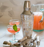 Be Home US - Mother of Pearl Shell Mosaic Cocktail Shaker