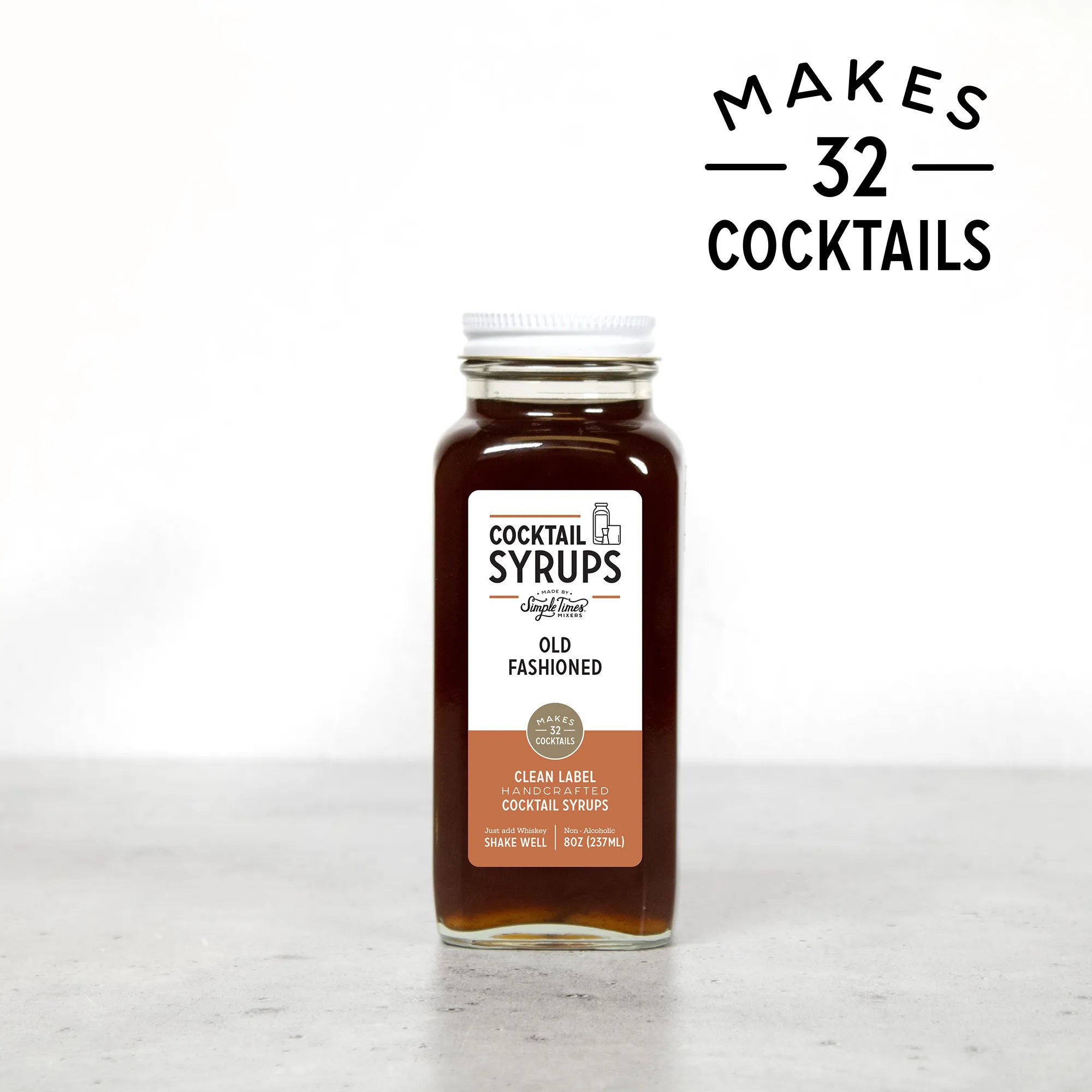 Simple Old Fashioned Cocktail Syrup | Clean Label Cocktail Syrups