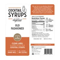 Simple Old Fashioned Cocktail Syrup | Clean Label Cocktail Syrups