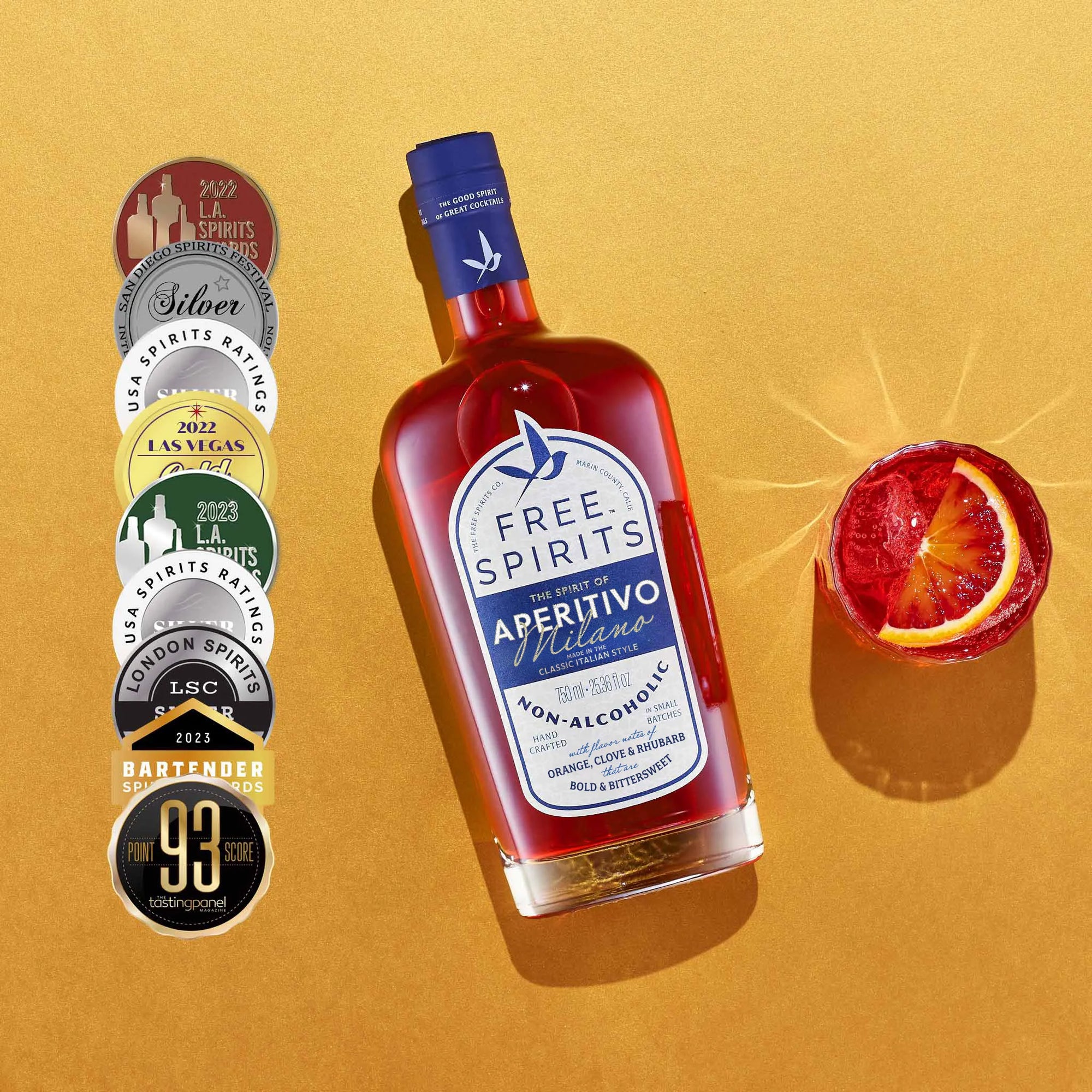 Free Spirits | The Spirit of Aperitivo Milano | Non-Alcoholic