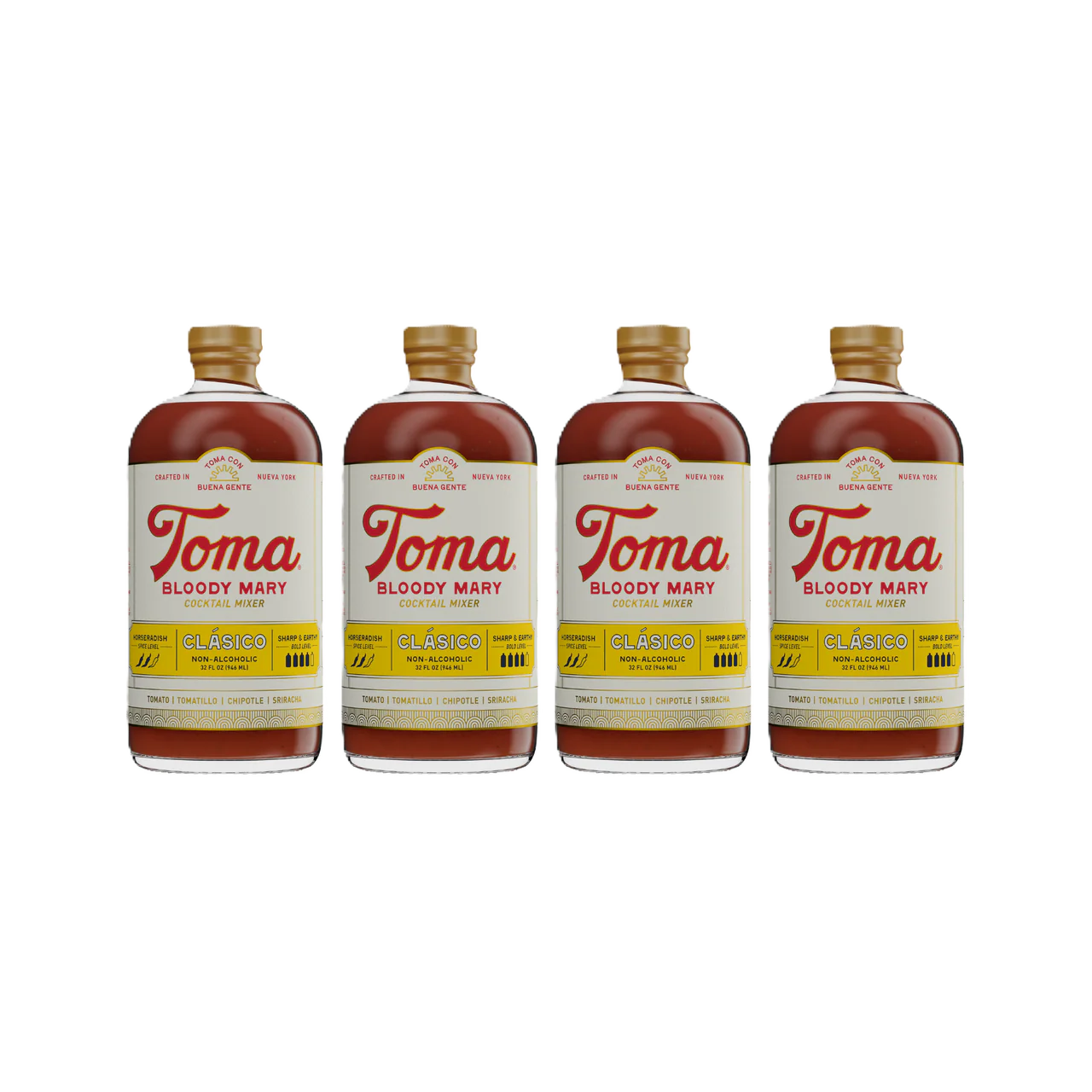 TOMA Classico Bloody Mary Mix - 32oz. *NON-ALCOHOLIC