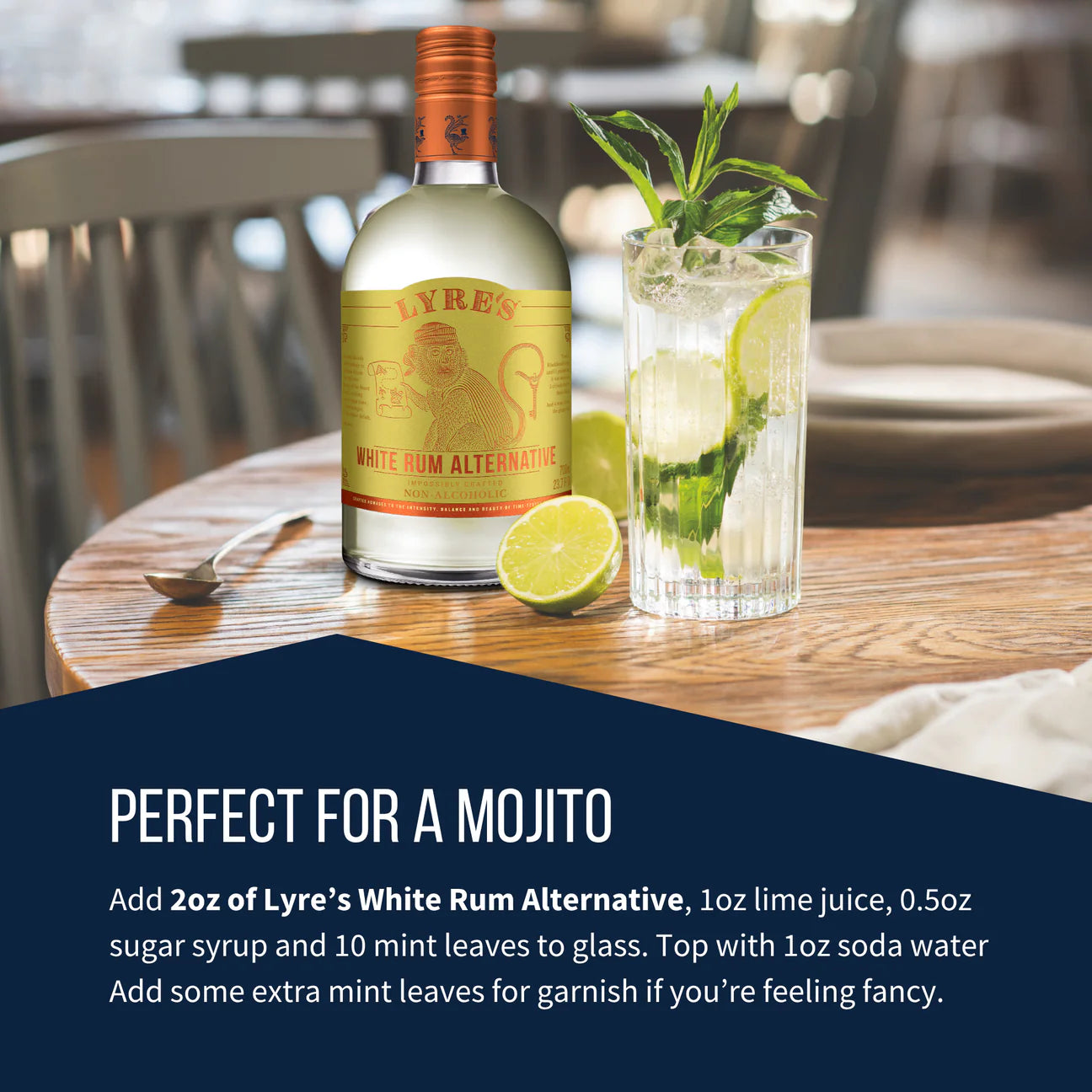 Lyre's NON-ALCOHOLIC White Cane Spirit - 700mL