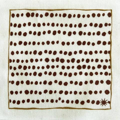 Cotton Napkins | Compostable | Speckles | 24-Pack: 4.5" x 4.5"