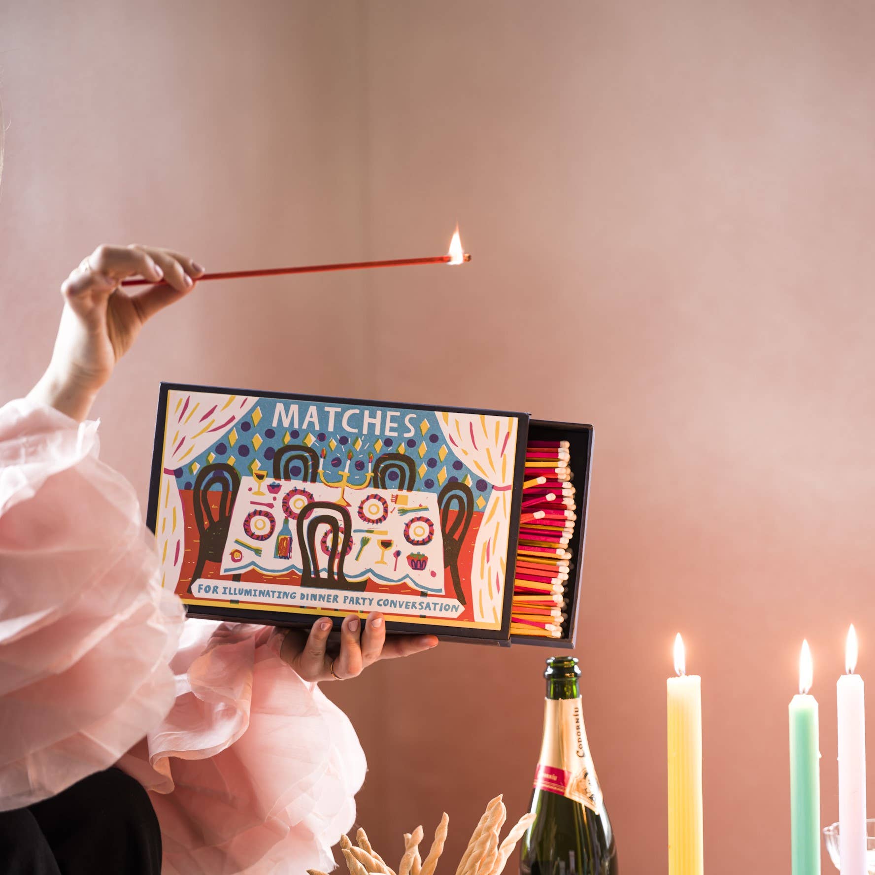 Giant Safety Matches - Dinner Party Conversation