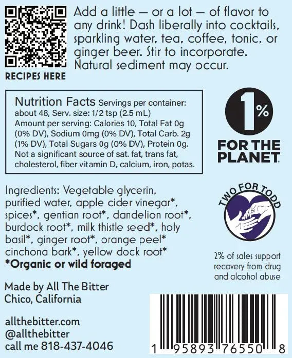 Aromatic Bitters (Alcohol-Free)