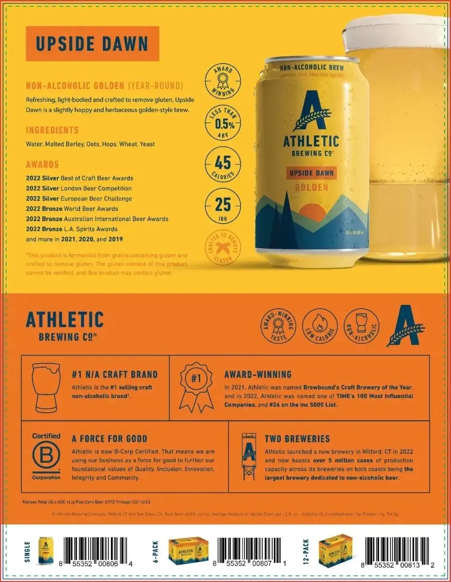 Athletic Brewing - Upside Dawn (6-Pack)