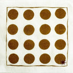 Cotton Napkins | Compostable | Dots | 24-Pack: 4.5" x 4.5"