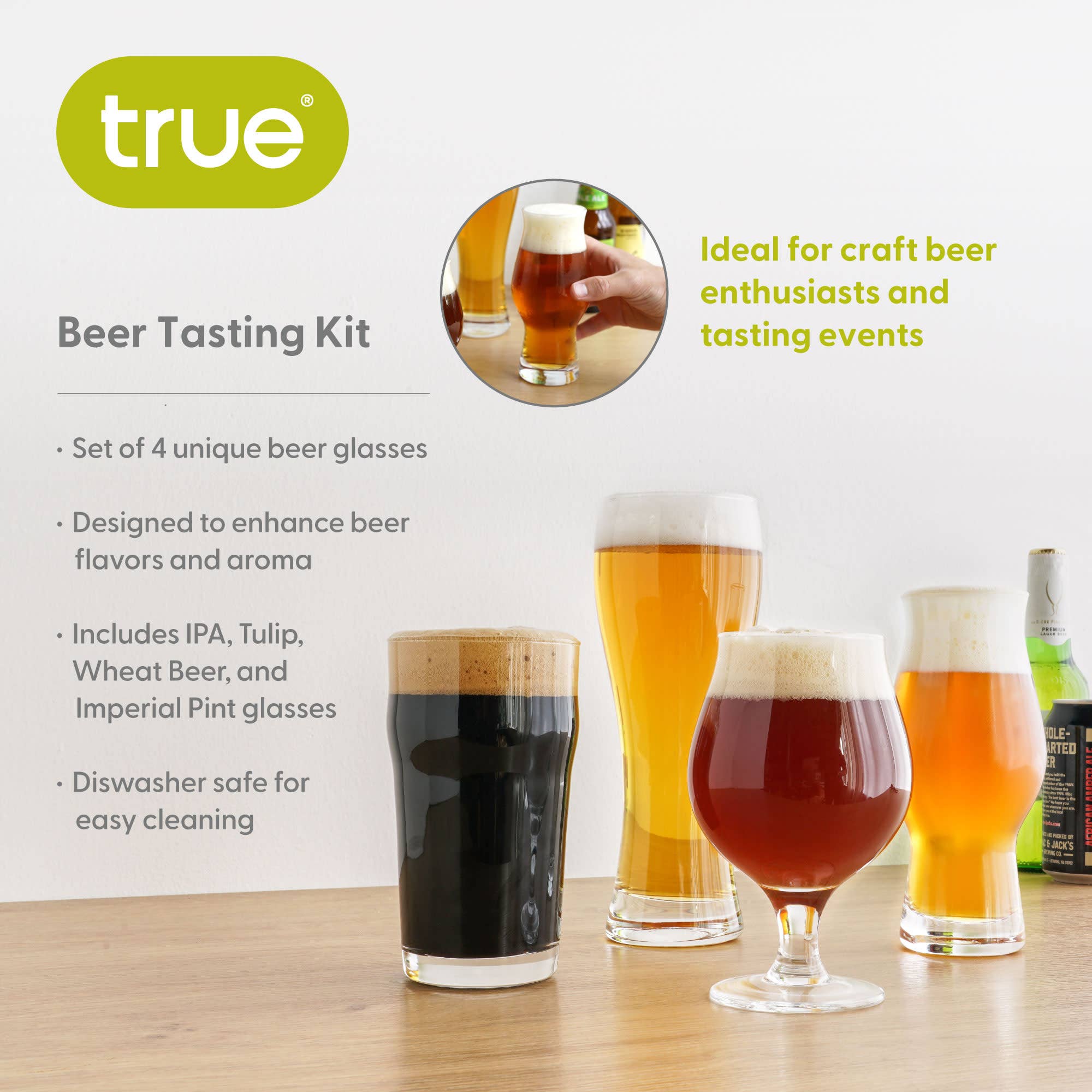 Craft Beer Tasting Set of 4