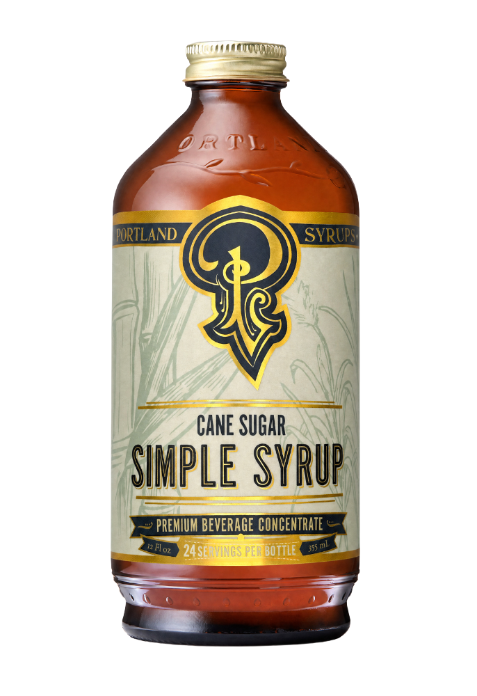 Portland Syrups - Organic Cane Sugar Simple Syrup 12 oz