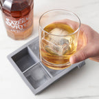 Colossal Silicone 2 inch Ice Cube Tray Gray or Red: Gray