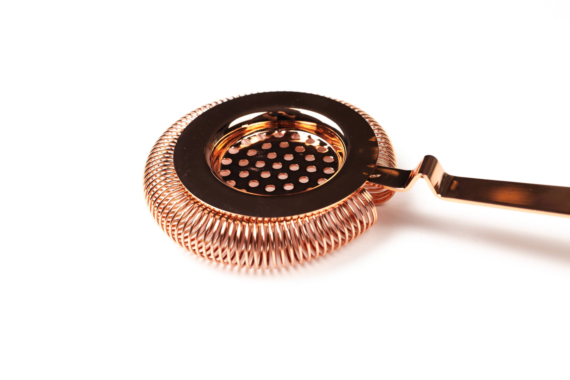 Bull in China - Deluxe Antique-Style Hawthorne Strainer: Antique Brass