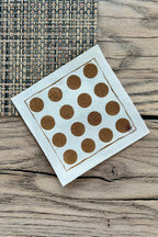 Cotton Napkins | Compostable | Dots | 24-Pack: 4.5" x 4.5"