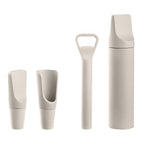 blomus - ILO Wine Accessory Set - 4 Piece: ILO Wine Accessory Set Moonbeam (Off White)